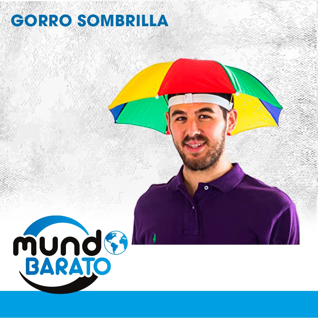 accesorios - Sombrero de Paraguas  Sombrilla Gorro de proteccion solar Adultos y Niños 1