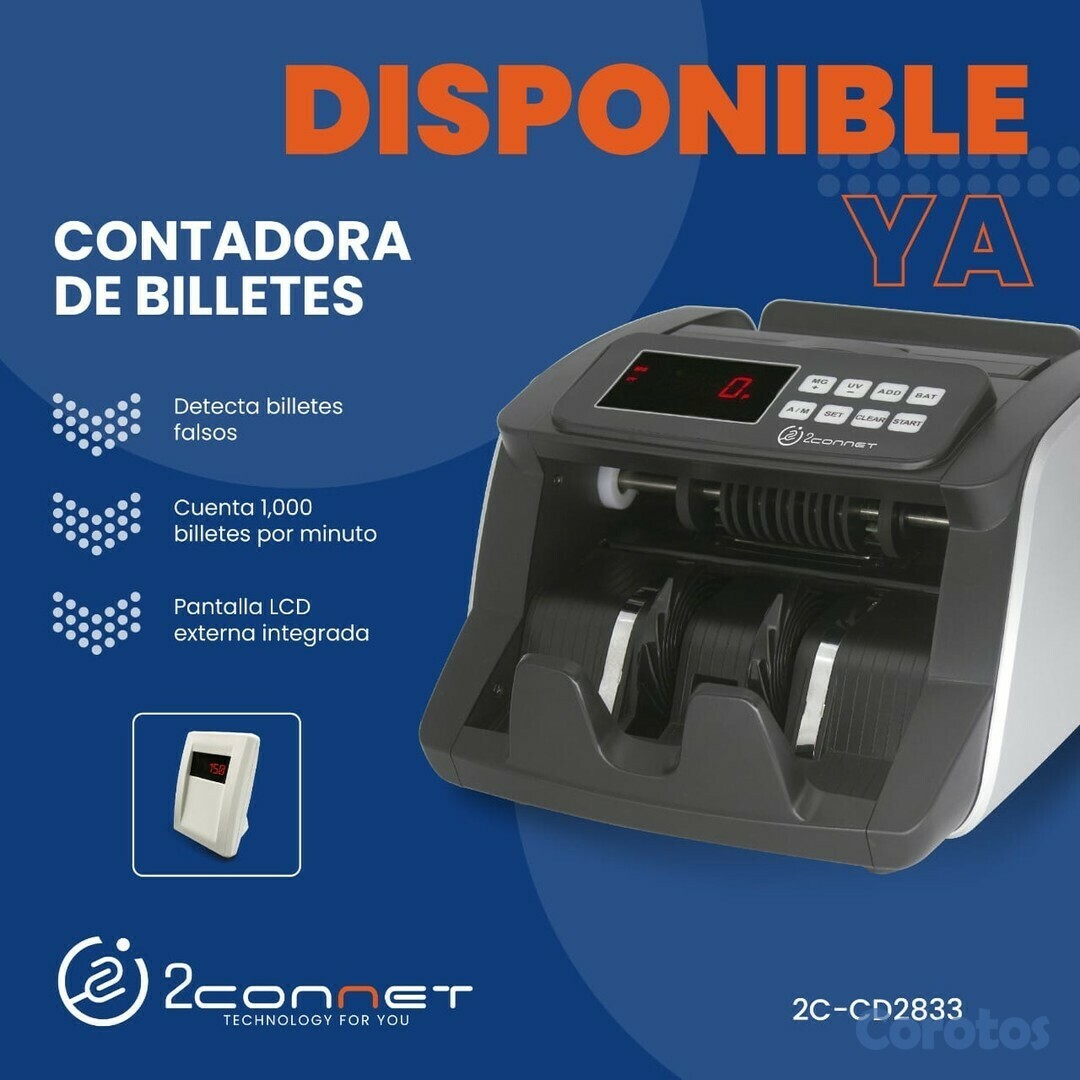 impresoras y scanners - Contadora de Dinero / Billetes (2C-CB2833)