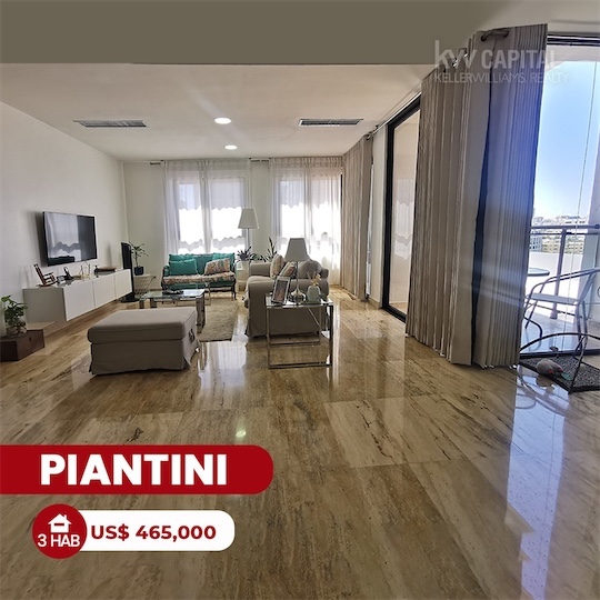 apartamentos - Venta de apartamento piso 8 en Piantini Distrito Nacional con piscina y 230mts