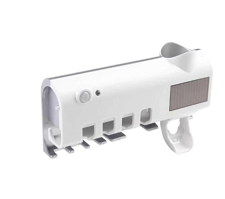 salud y belleza - Desinfectante para cepillo de dientes esterilizador y soporte con luz LED UV  4