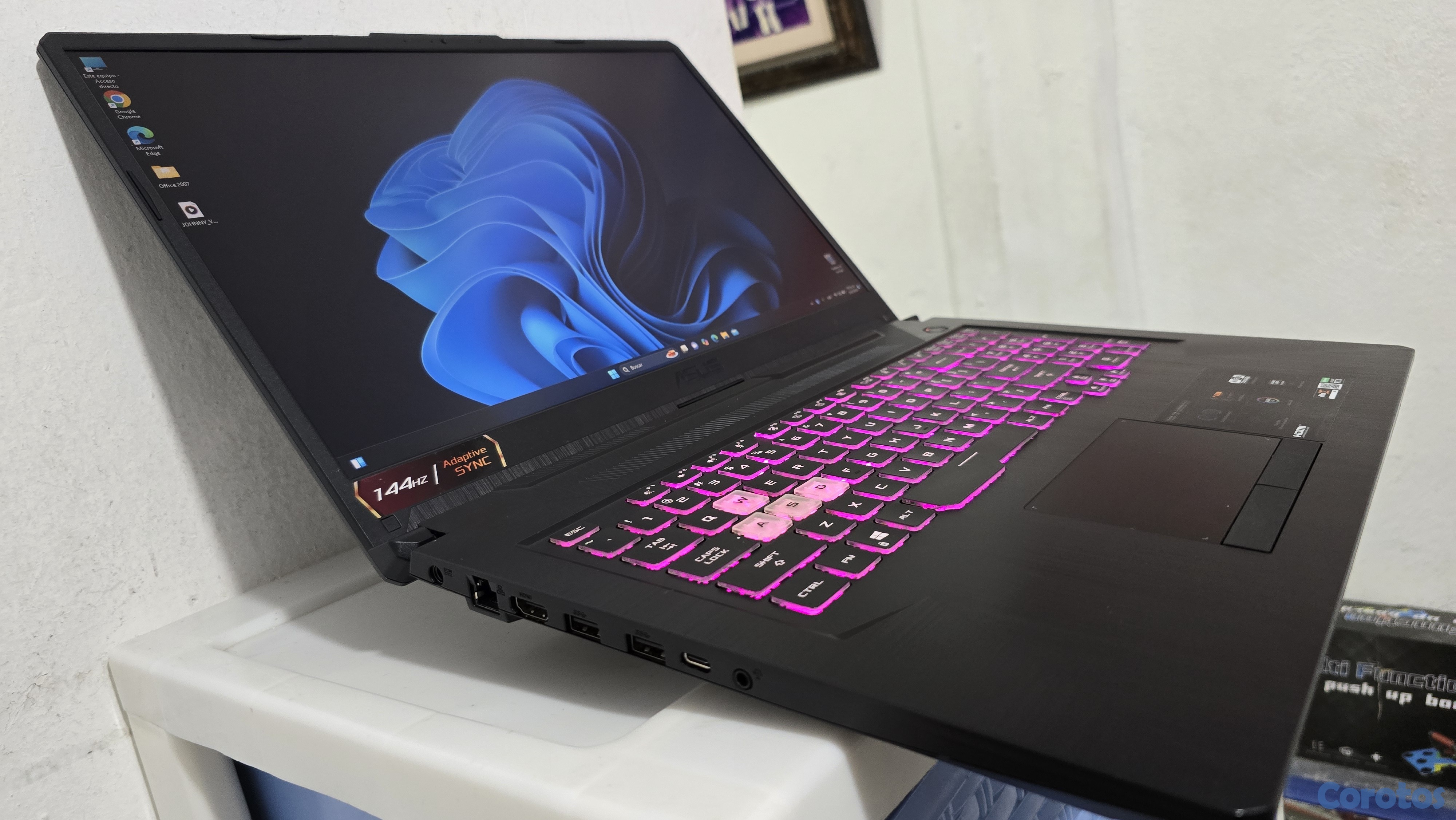 computadoras y laptops - Asus Gamer 17.3 Pulg Core i5 11va Ram 32gb Disco 512gb Nvidea Rtx 3050 Ti 20gb  2