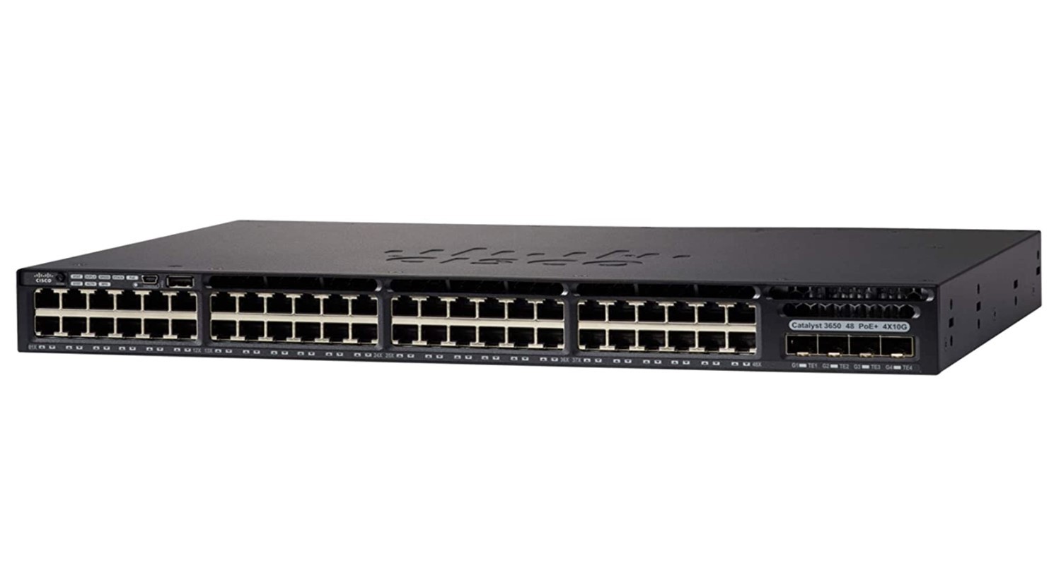 computadoras y laptops - Switch Cisco Catalyst POE Modelo WS3650 48 puertos 