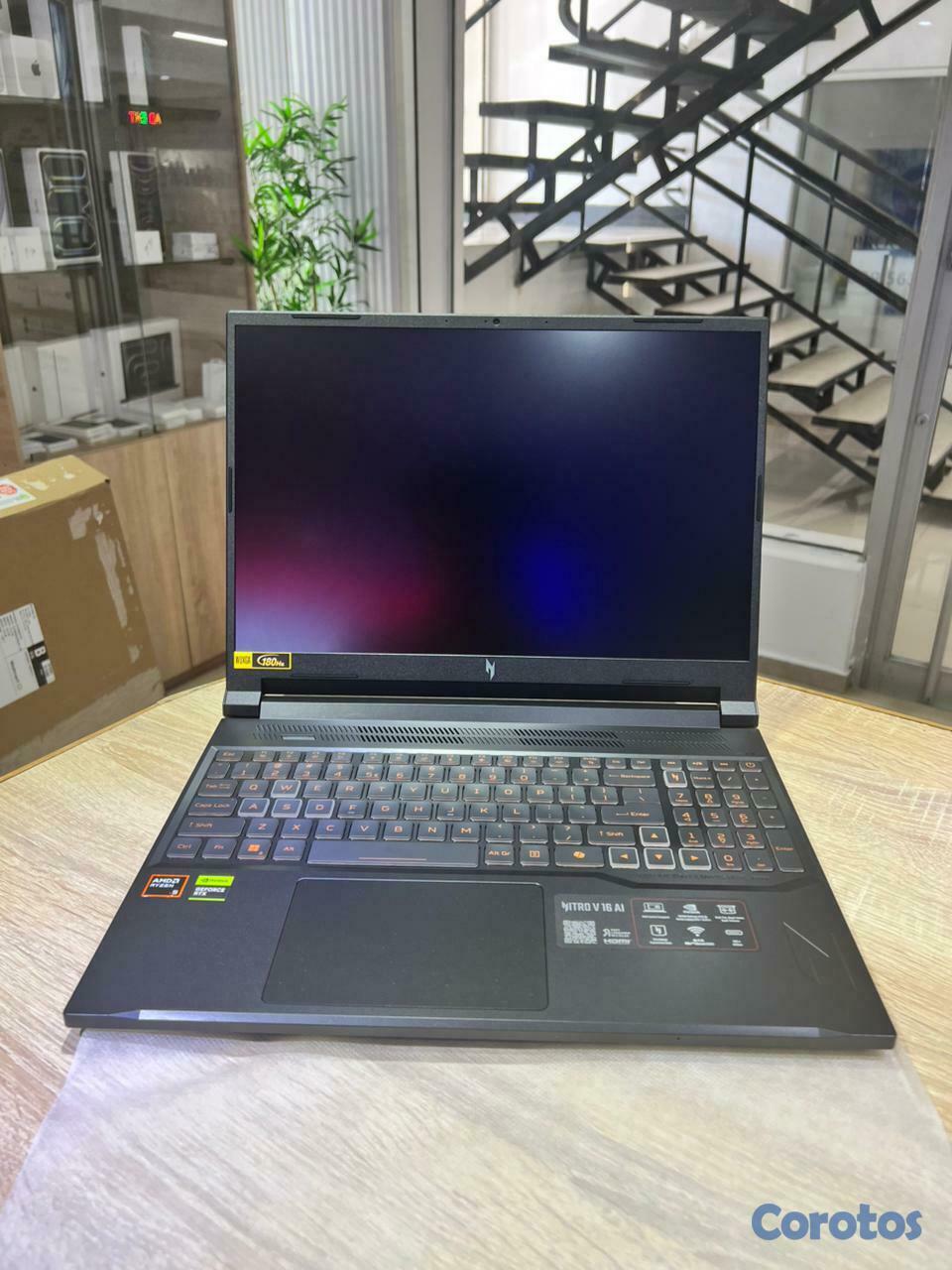 computadoras y laptops - Acer Nitro V16 Al Gaming Laptop: AMD R5, RTX 5050 1