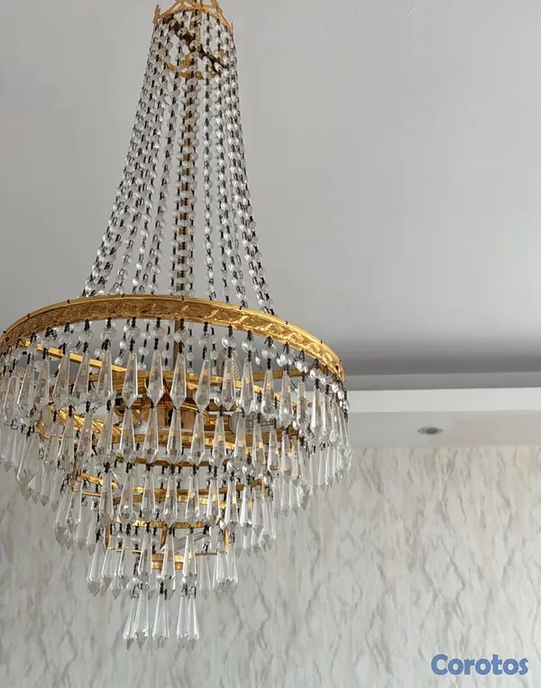 decoración y accesorios - lámparas de cristal chandelier  2