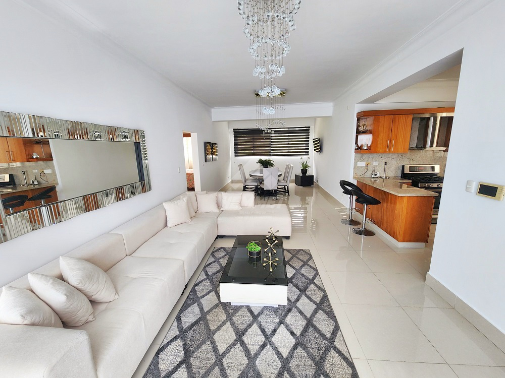 apartamentos - TORRE AMUEBLADA TERRAZA CERROS GURABO STGO.  5