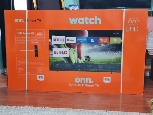 tv - SMART TV ONN 65 PULGADAS 4K ULTRA HD HDR