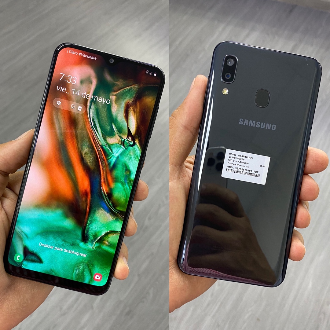 celulares y tabletas - Samsung Galaxy A20 32GB Negro