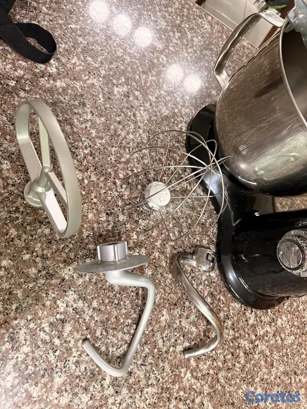 electrodomesticos - batidora negra kitchen aid 4