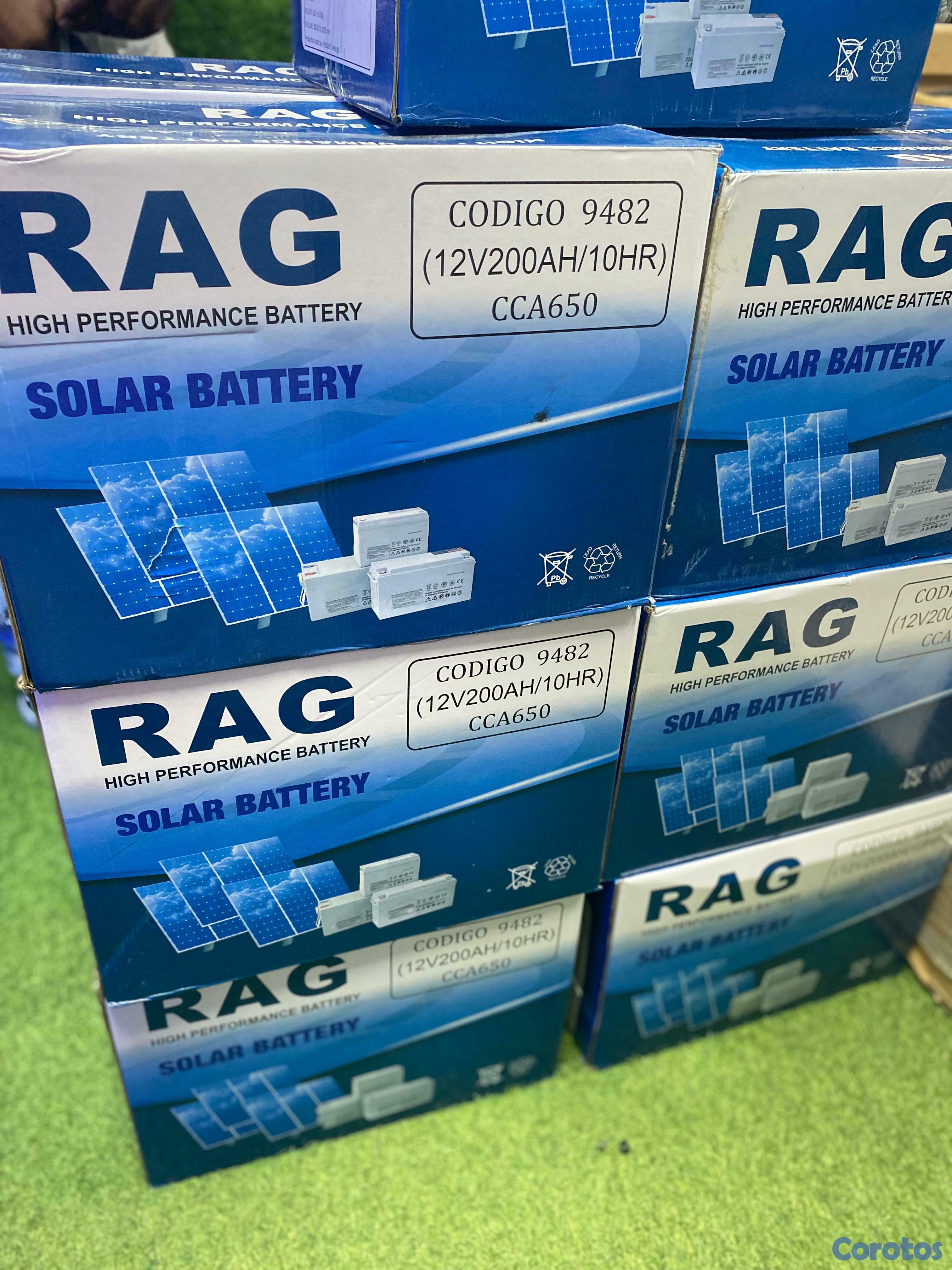 otros electronicos - Baterías Rag 6 Volt/ 200 AH disponible ✔️