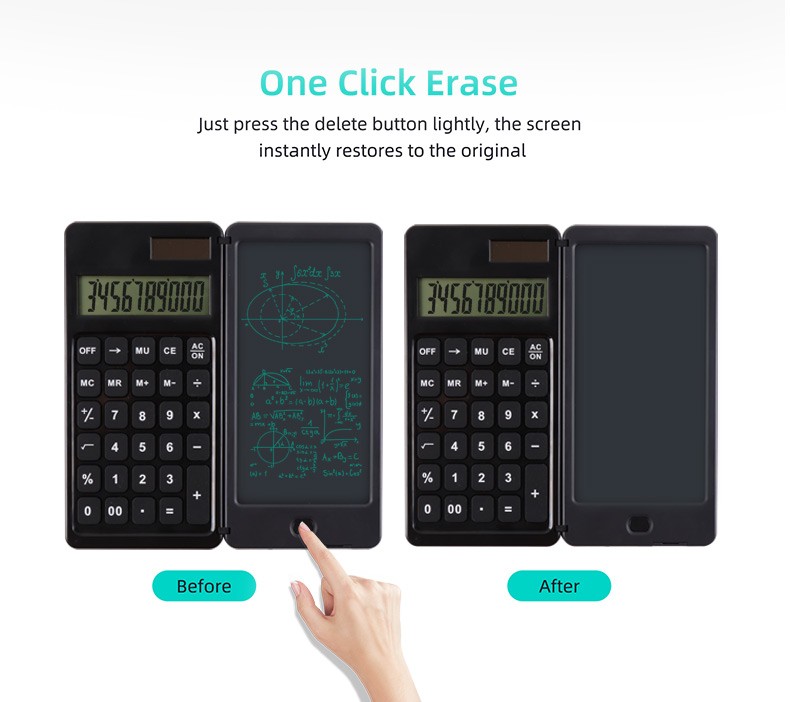 otros electronicos - Calculadora tableta calculadora touch calculadora con pantalla y lapiz 6