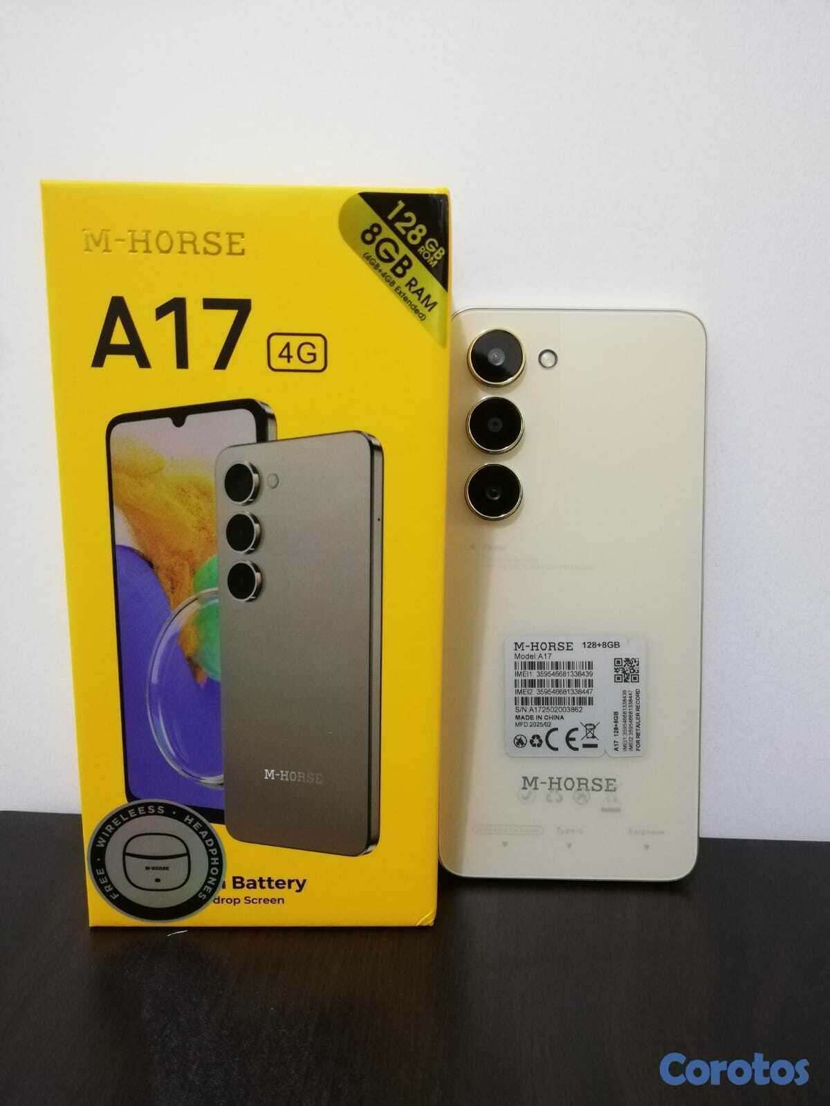 celulares y tabletas - TELEFONO M HORSE A17 128+8gb SOMOS TIENDA FISICA 2