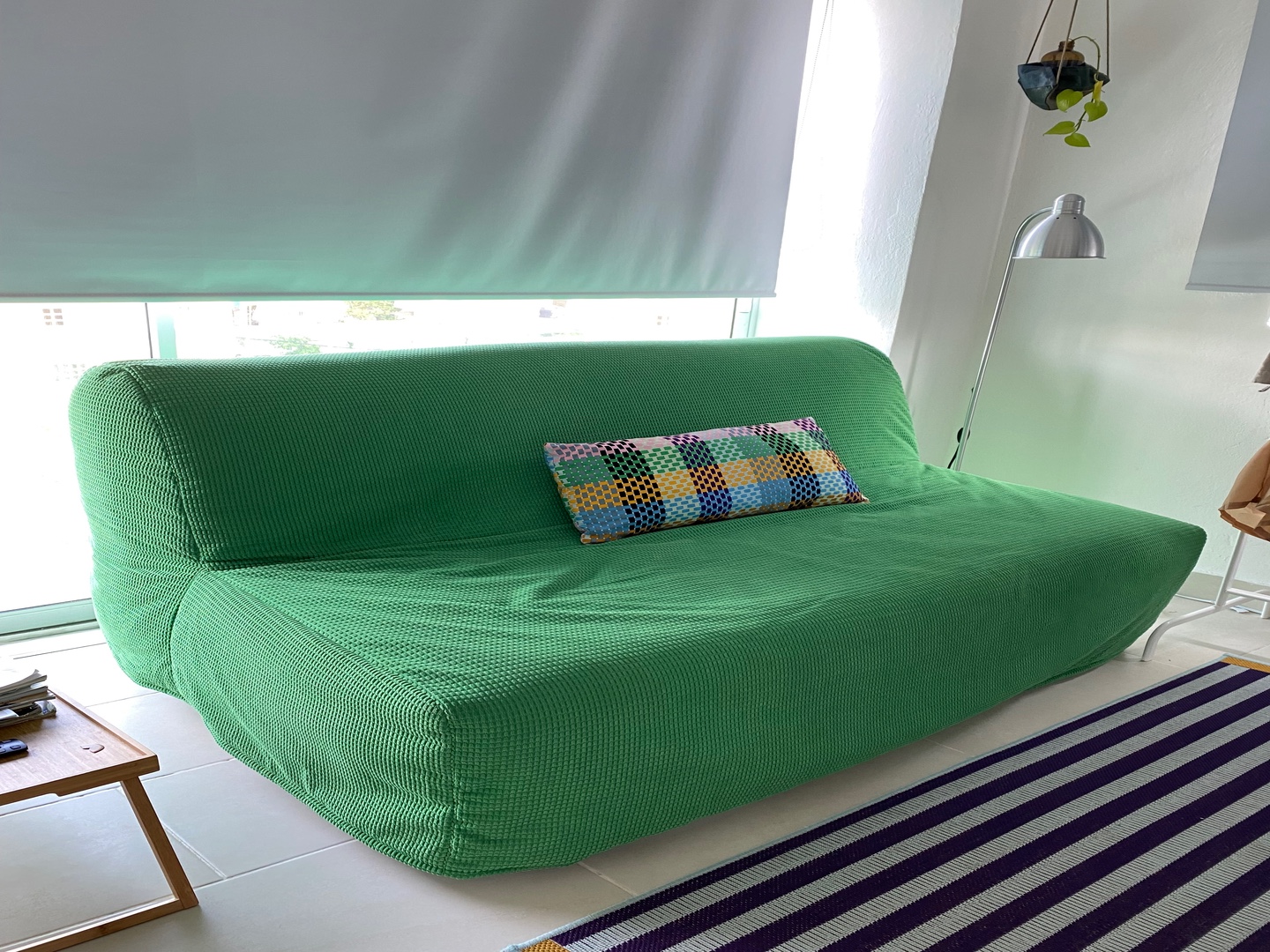muebles y colchones - IKEA Sofa-cama color Verde. Como nuevo 10/10 2