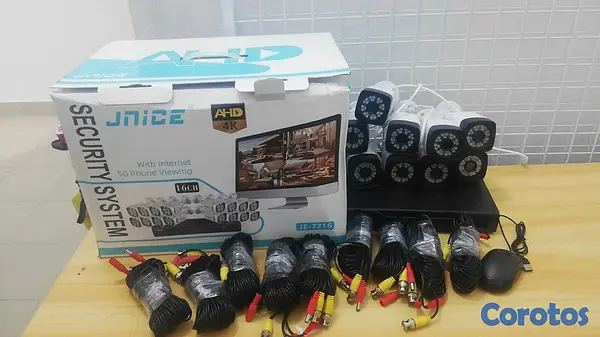camaras y audio - Kit de 16 Cámaras ColorVu – Vigilancia 24/7 en Col 4