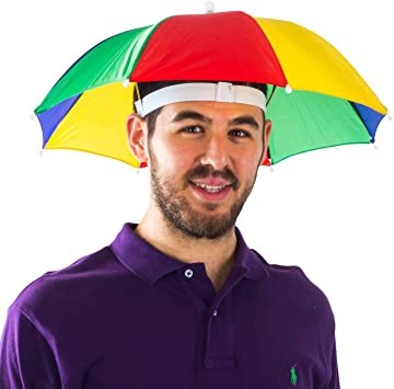 accesorios - Sombrero de Paraguas  Sombrilla Gorro de proteccion solar Adultos y Niños 2