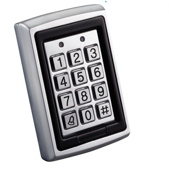 camaras y audio - Teclado para control de acceso, interior y exterior, codigo o tarjeta