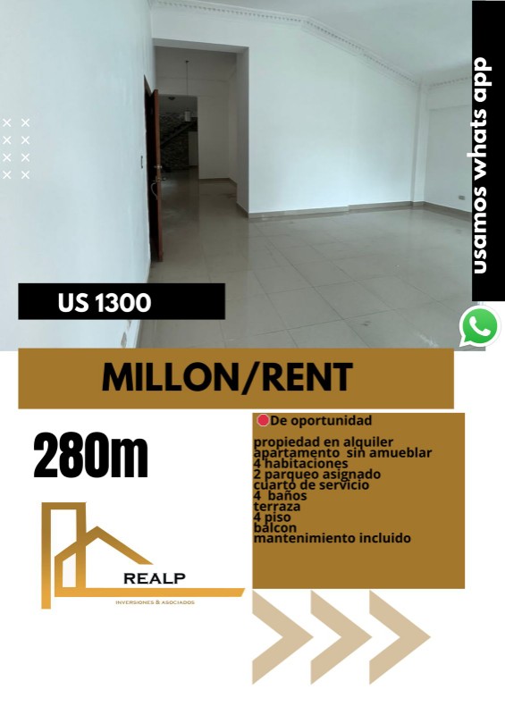 apartamentos - Apartamento en el millón tipo penthouse
