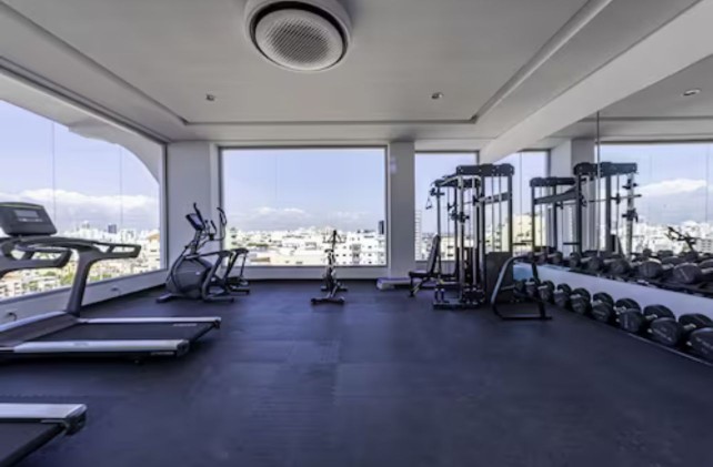 apartamentos - Rento apartamento amueblado en condominio hotel con piscina gym 4