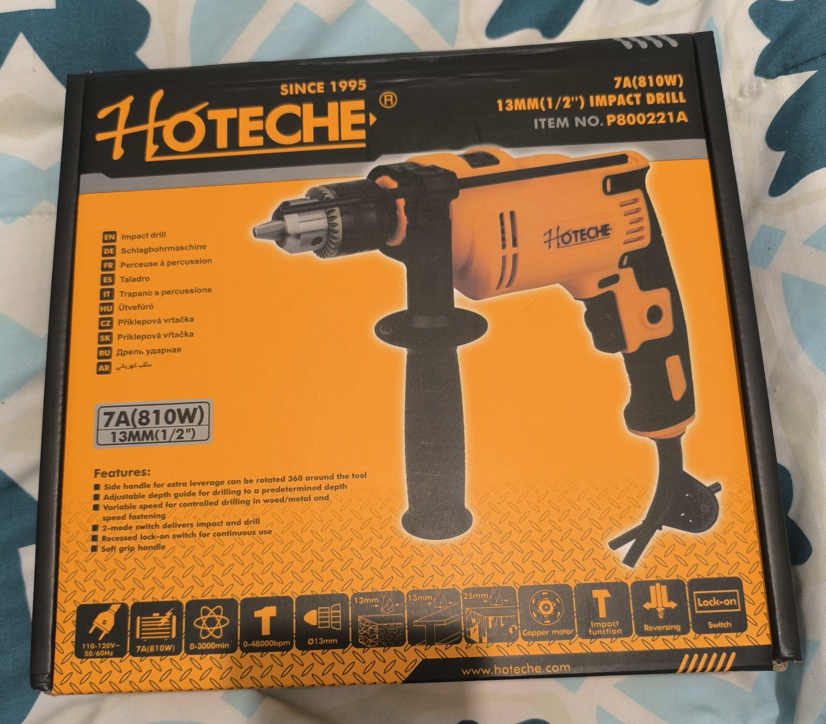 herramientas, jardines y exterior - Taladro Hoteche 0