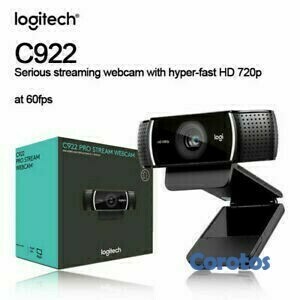 camaras y audio - CAMARA WEB LOGITECH C922 HD. PRO., USB 2.0, COMPATIBLE WIN7/WIN8/WIN10, MAC.