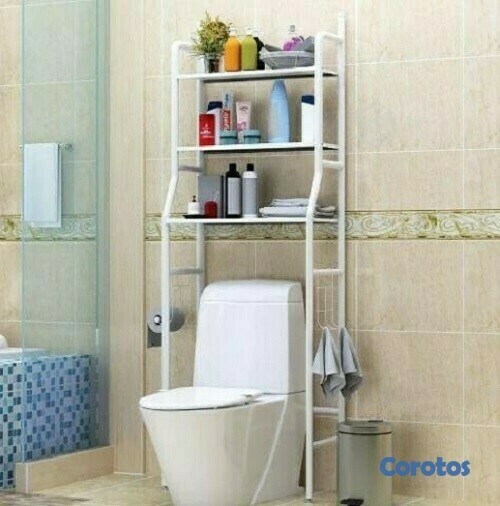 decoración y accesorios - Estante para baño de acero inoxidable 1