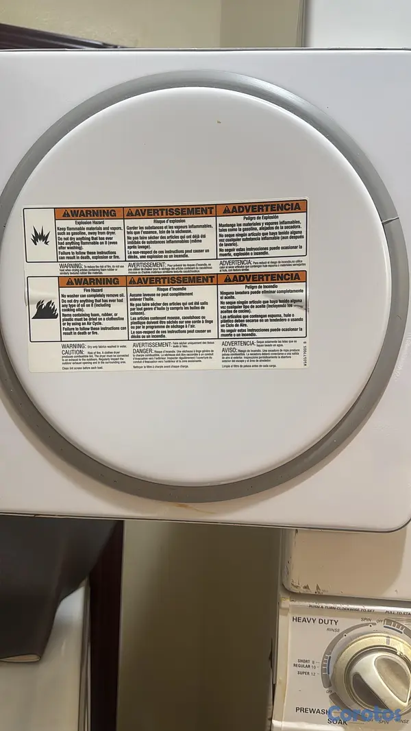 electrodomesticos - vengo mini torre lavadora en perfecto estado y secadora eléctrica 2