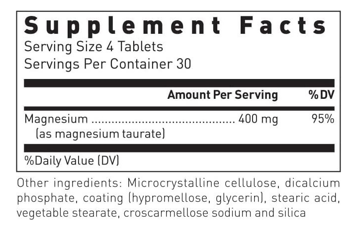 Salud y Equipamiento Médico - Taurato De Magnesio 400mg Dougl - - Unidad A $2296 2