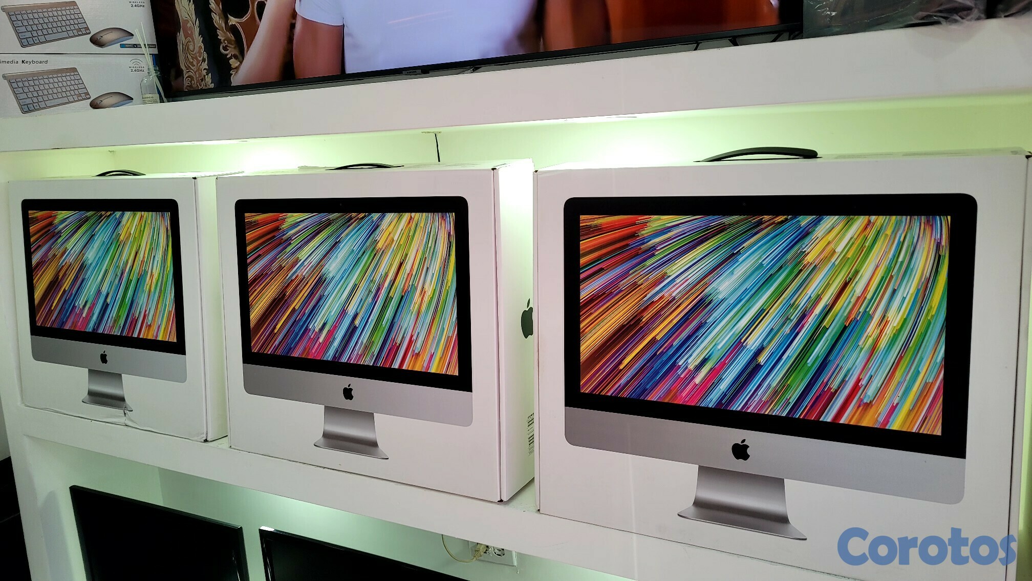 computadoras y laptops - Imac Retina 21 Pulg Core i5 Ram 8gb ddr4 Disco 1TB 2017 en Caja 3