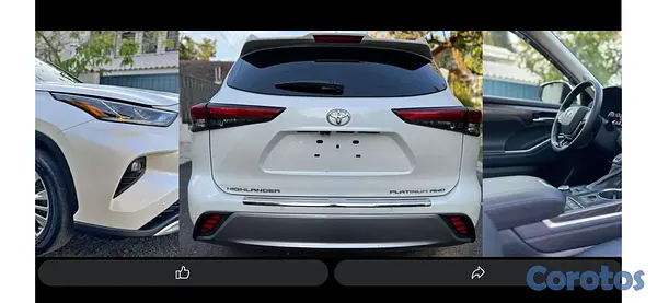 jeepetas y camionetas - Toyota Highlander Platinum Full 2021 1