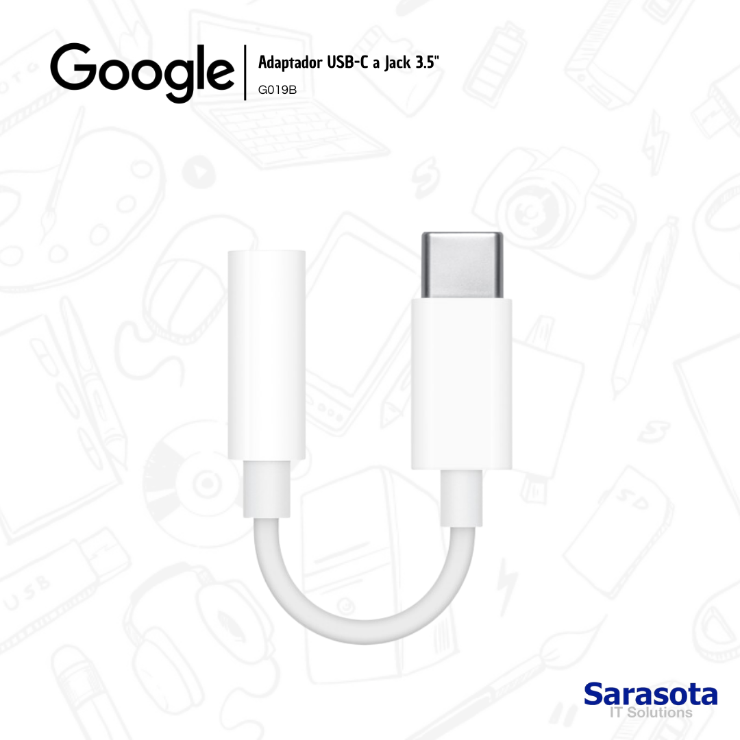 accesorios para electronica - Google Adaptador USB-C a Jack 3.5 modelo