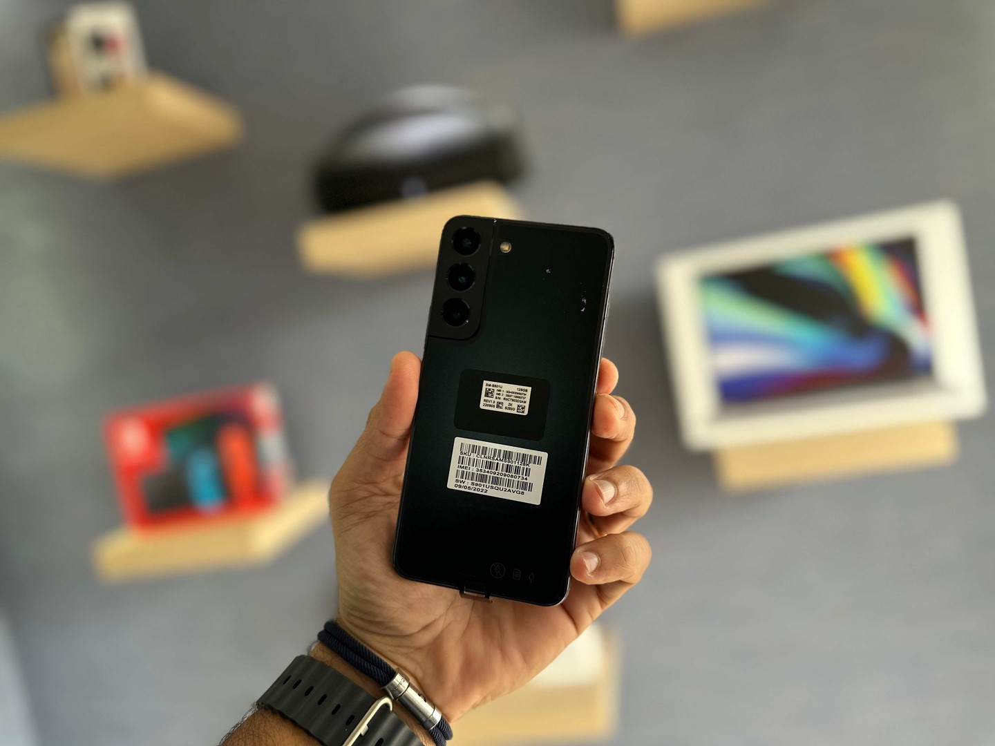 celulares y tabletas - Samsung Galaxy S22 128GB Nuevos con los plásticos, Desbloqueados, RD$ 21,500 NEG 1