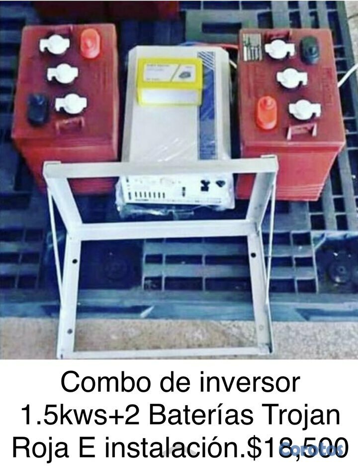 plantas e inversores - Combo de inversor +Baterías E instalación Gratis 1