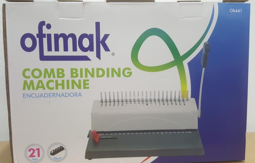 impresoras y scanners - ENCUADERNADORA ESPIRAL TRADICIONAL CUADRADO 12 HOLAS A LA VEZ 3