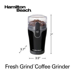 electrodomesticos - Molinillo de café Hamilton Beach Fresh Grind, cuchillas de acero inoxidable 7