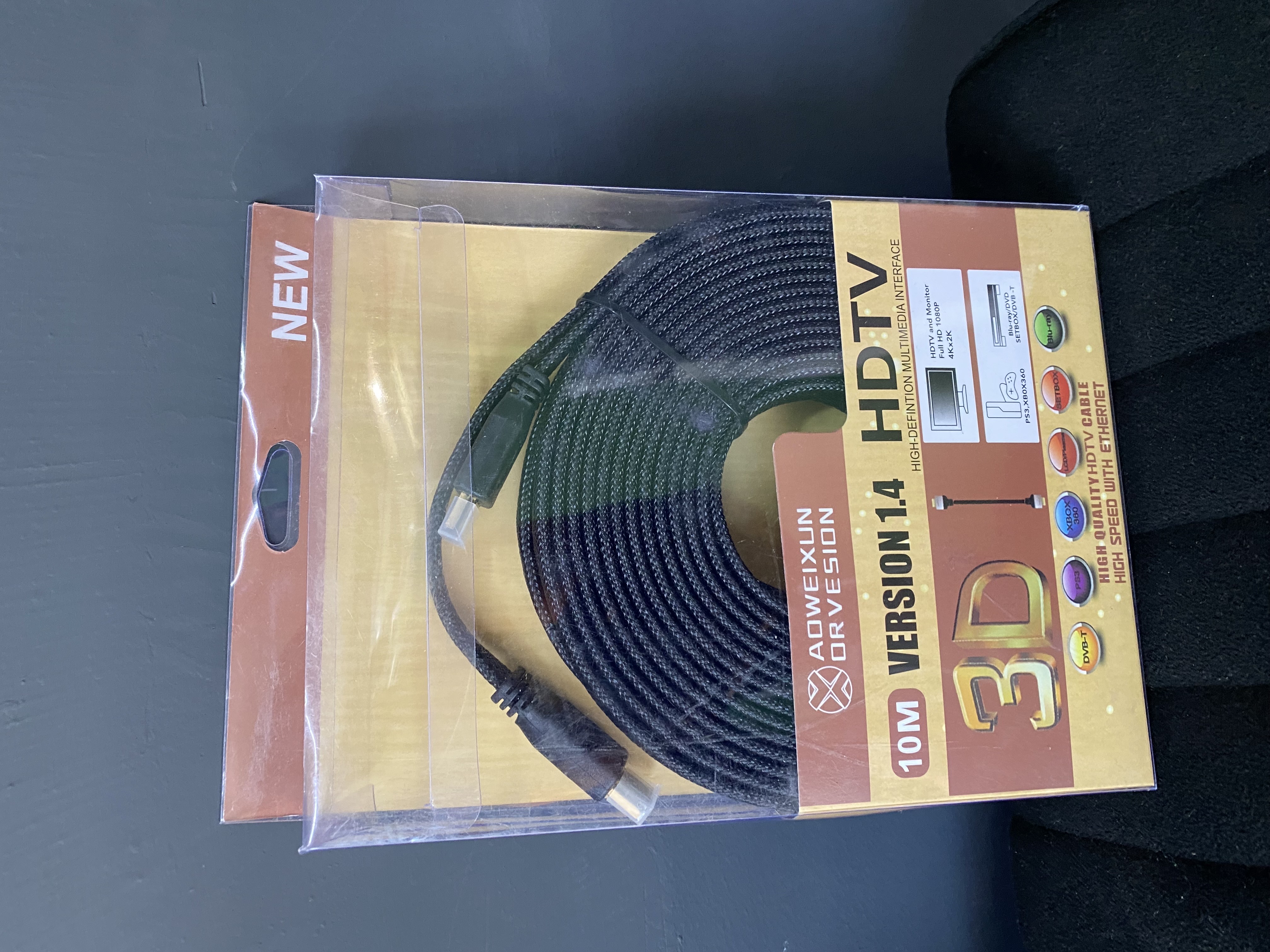 computadoras y laptops - cable HDMI 10M 3D  2