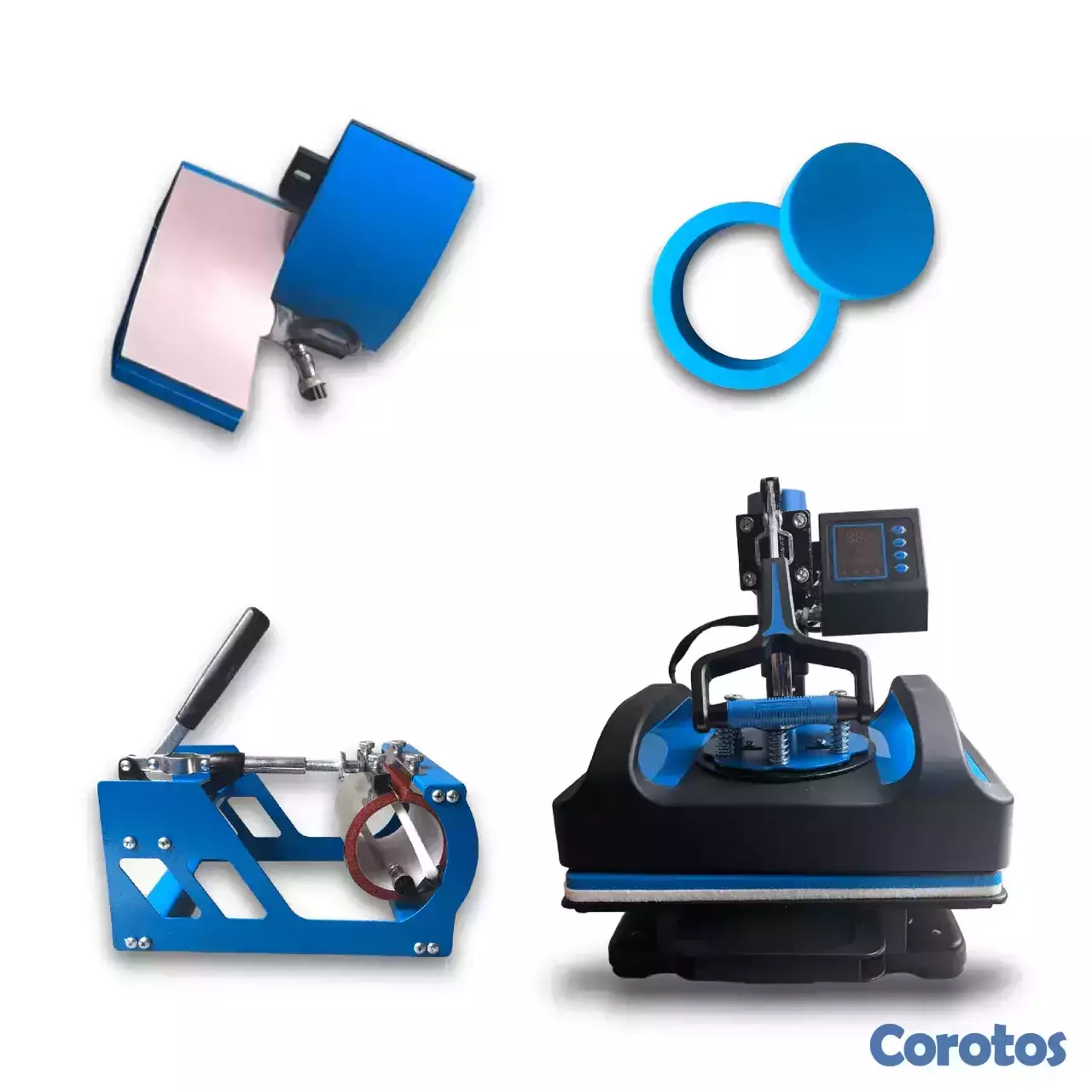 otros electronicos - Combo Maquina de sublimación 5 en 1 1