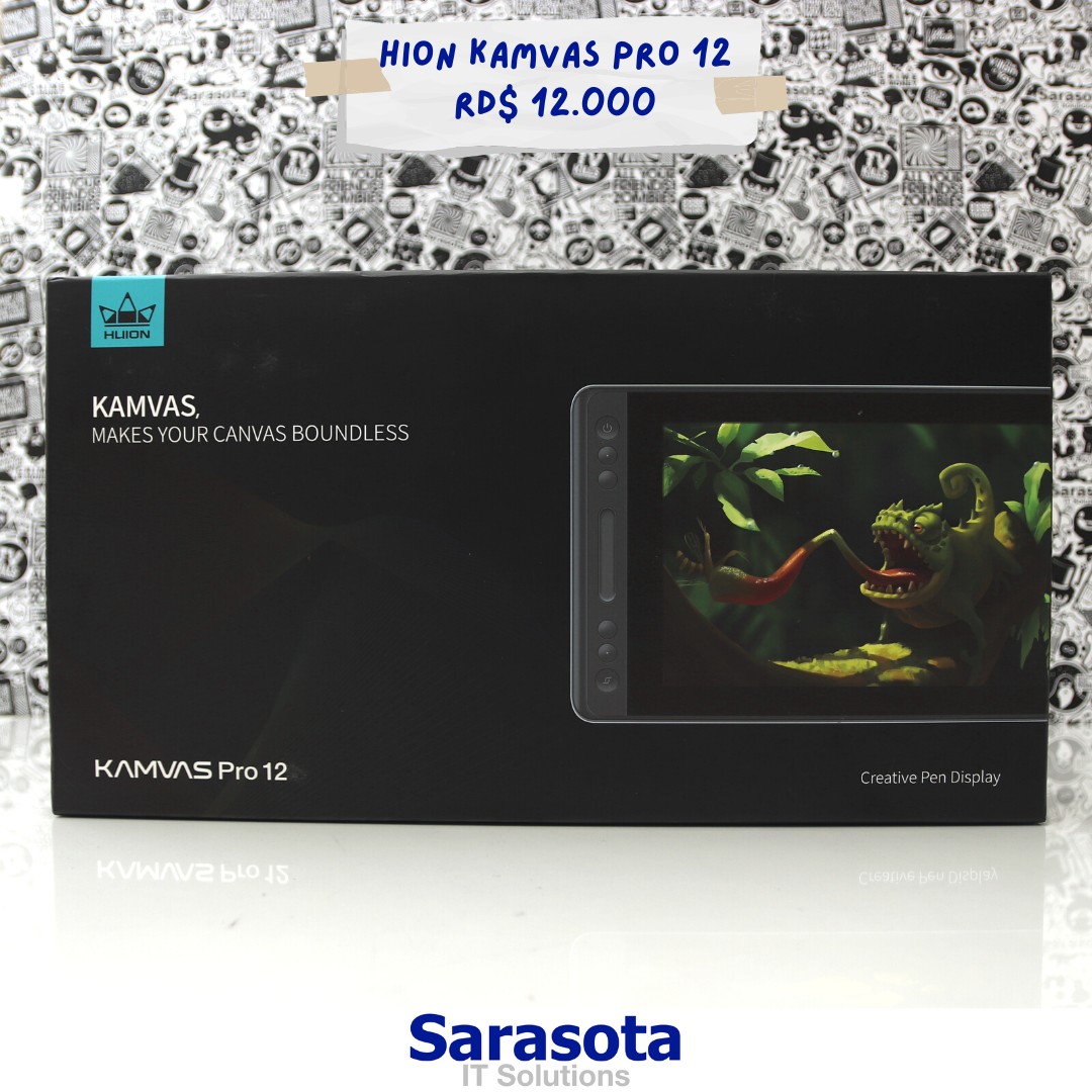 otros electronicos - Huion Kamvas Pro 12 Pen Display