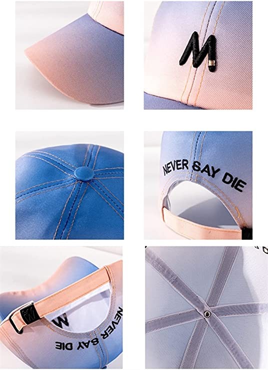 joyas, relojes y accesorios - Gorra gradiente fluorescente degradado colorida beisbol hombre mujeres ajustable 2