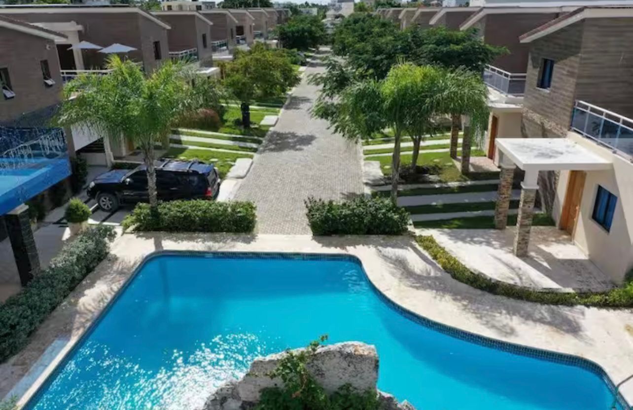 casas vacacionales y villas - 🏡 Villa Moderna de 2 Niveles con Piscina PC 2
