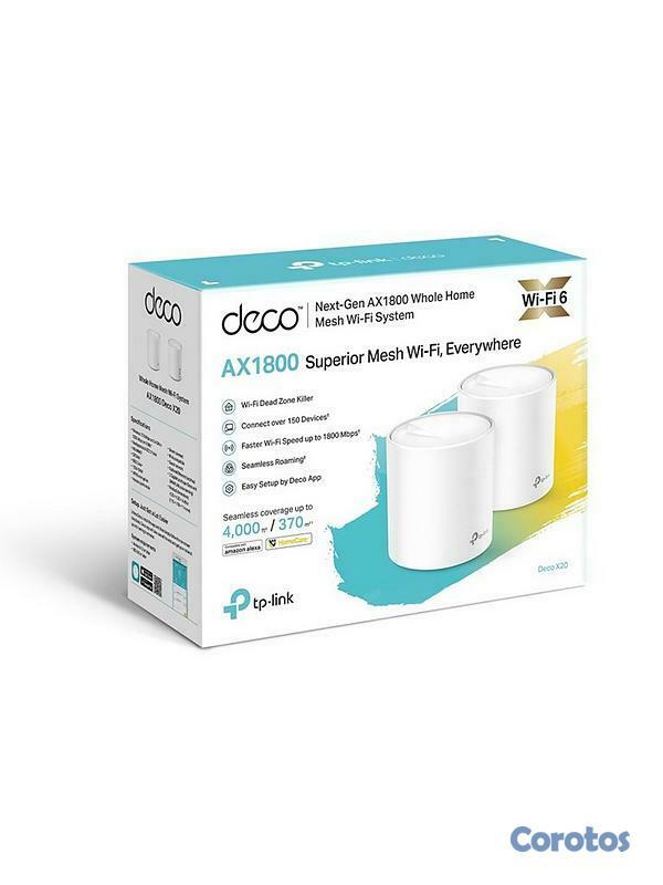 otros electronicos - ROUTER DECO X20(2-UNIDA) TP-LINK, AX1800, WI-FI 6  1