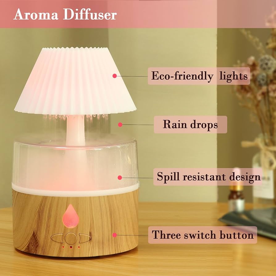 decoración y accesorios - Difusor de Aroma Tipo Lámpara con Efecto Gotas de  0