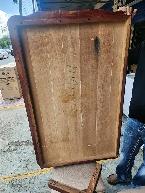 muebles y colchones - comedor 4 sillas acacia con sillas de caoba 5