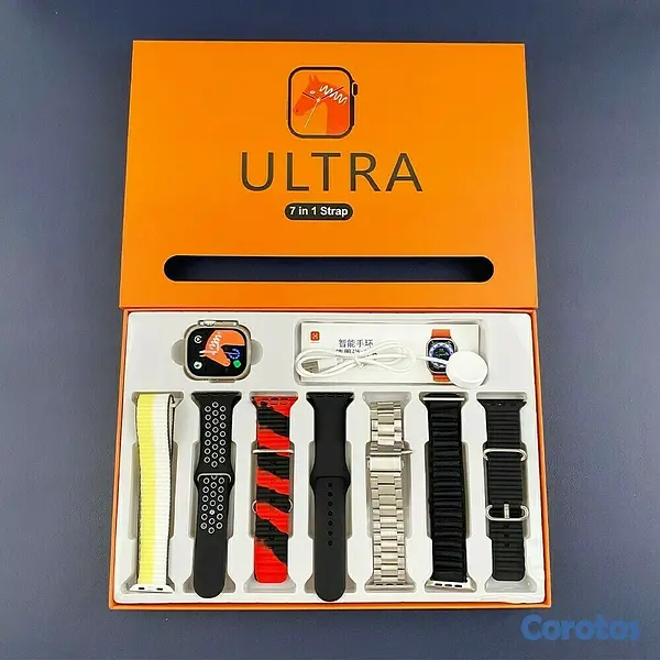 otros electronicos - KIT SMART WACHT 7 EN 1 ULTRA  2