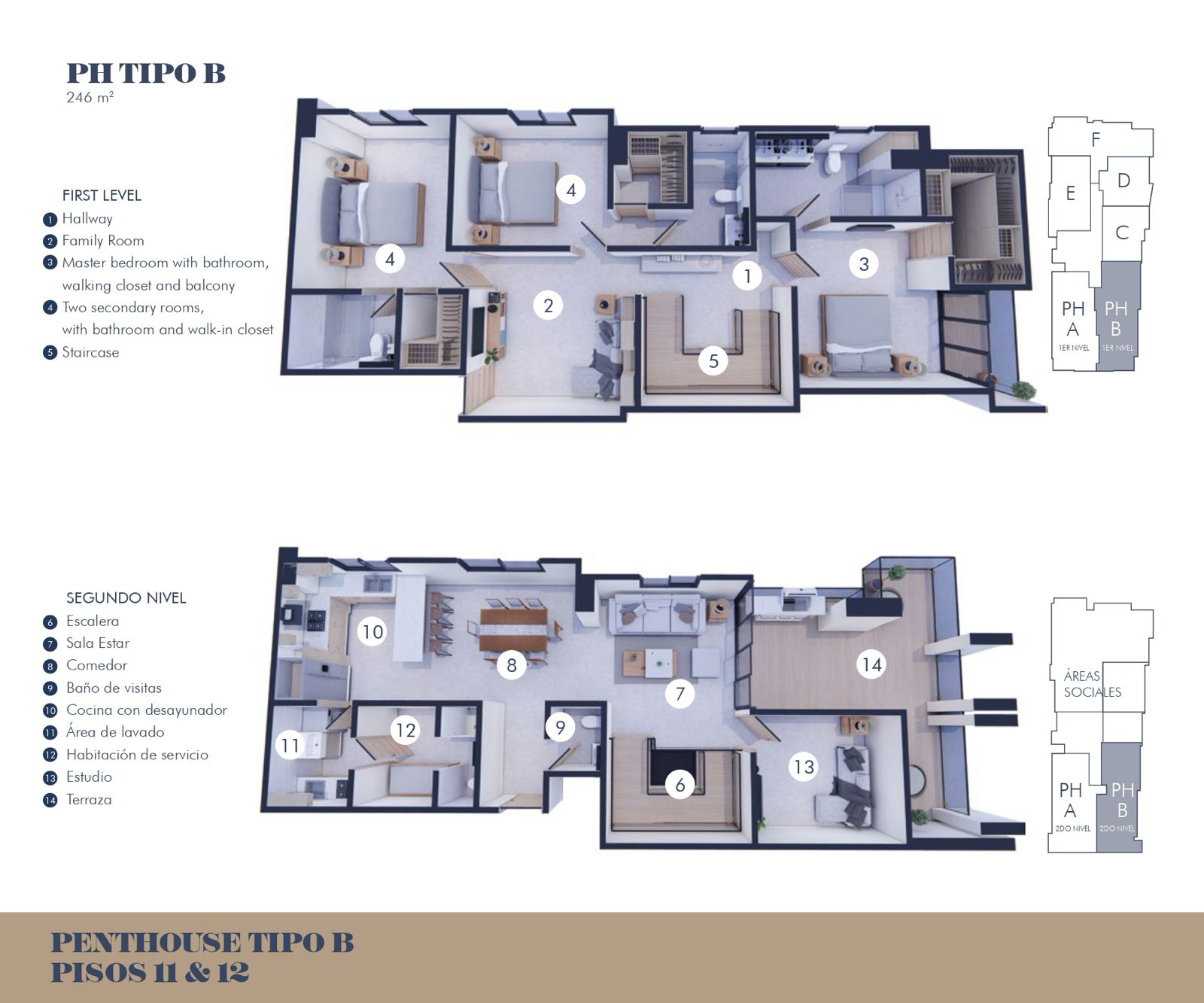 penthouses - Naco, Penthouse En Venta 6