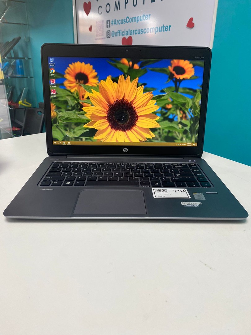 computadoras y laptops - Laptop, HP EliteBook Folio 1040 G1 / 4th Gen, Intel Core i5 / 4GB DDR3 / 128GB S
