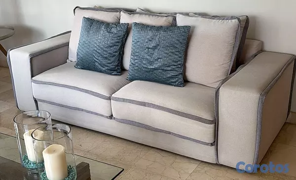 muebles y colchones - 2 Sofas Grandes (identicos) de 2 Plazas 3