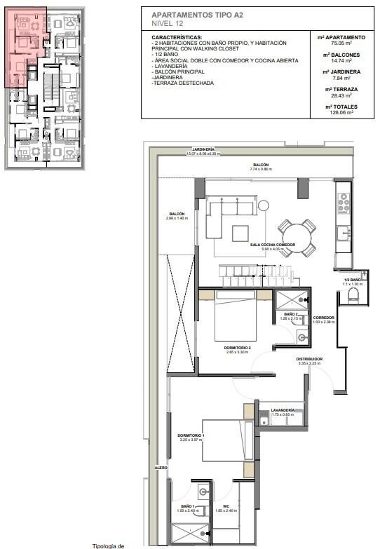 apartamentos - Naco Nuevo Proyecto Apartamento de una y dos habitaciones. 9