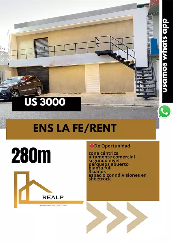 oficinas y locales comerciales - Local amplio en Ens la fe  1