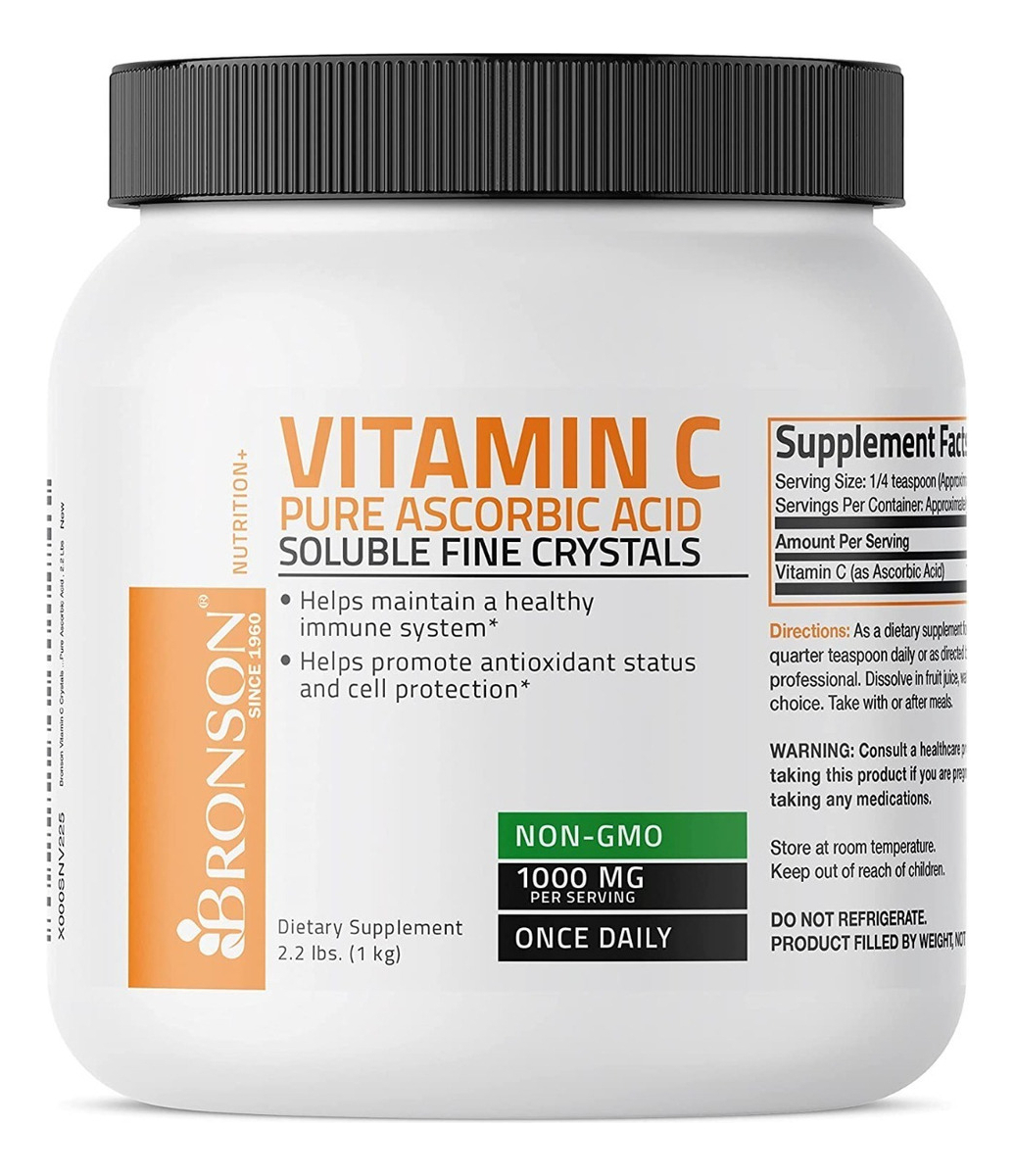 Salud y Equipamiento Médico - Vitamina C En Polvo Absorcion Acido Soluble 1000 Mg 1 Kg 1