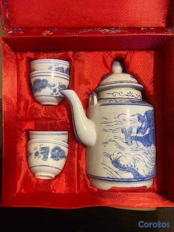 arte y antigüedades - Set de Te chino 3