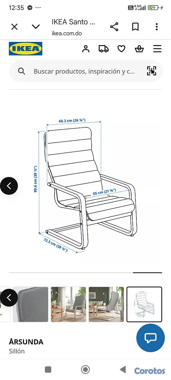 muebles y colchones - Sillón ikea 4